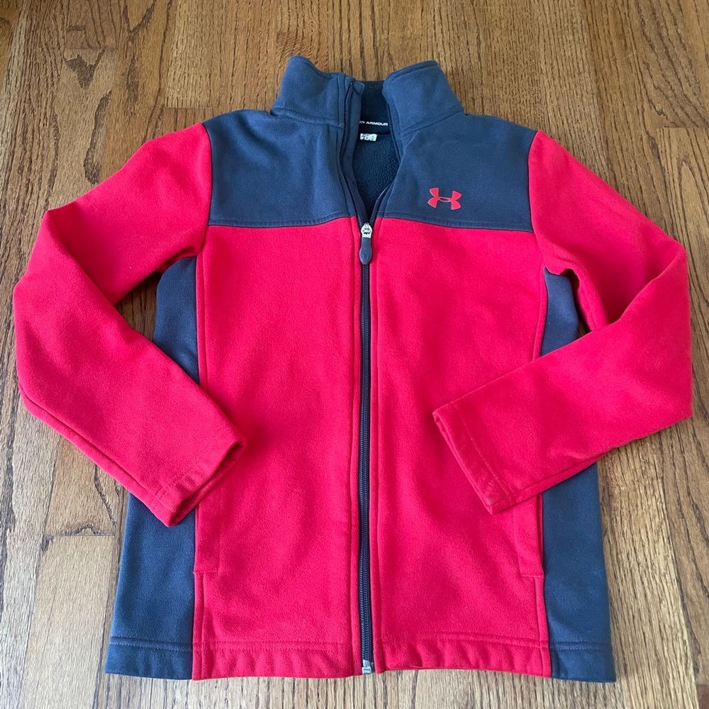 Under Armour Two-Tone Red and Gray Jacket